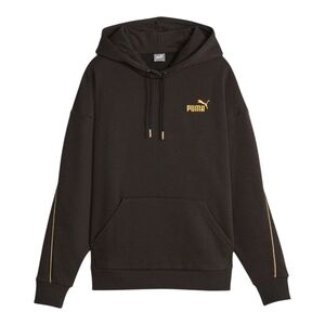 PumaWomen's Essential Minimal Metallic Piped- Trim Logo HoodieSize :Small
